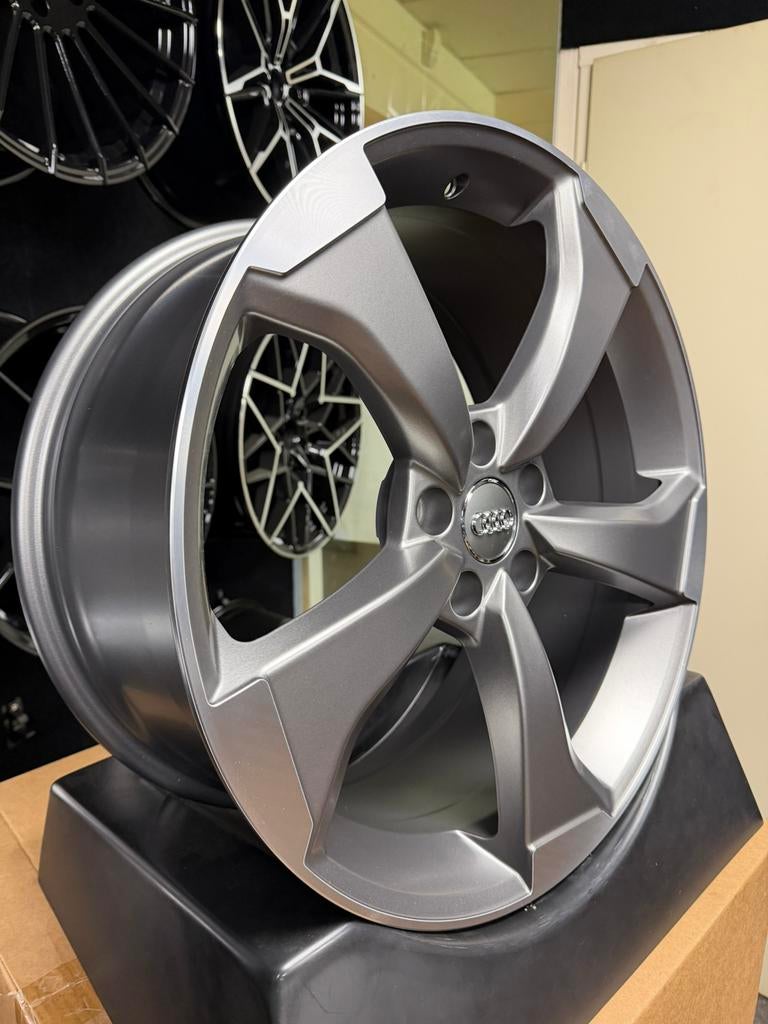 18 inch velgen voor Audi RS ROTOR look 5x112 A3 A4 A6 Q2 VW, 18 inch, Velg(en), Nieuw, Ophalen of Verzenden