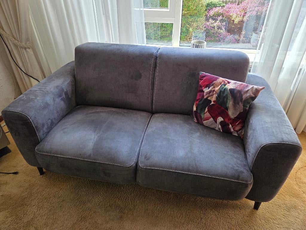 Keurig 2 -en 2 1/2 zitsbankstel, Huis en Inrichting, Ophalen, Zo goed als nieuw, 75 tot 100 cm, Stof