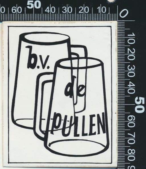 Sticker: BV De Pullen, Ophalen of Verzenden, Zo goed als nieuw, Bedrijf of Vereniging