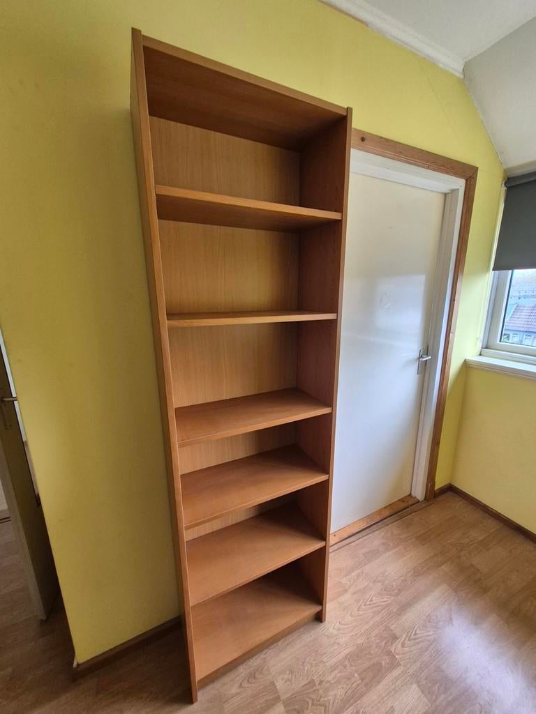 Ikea Billy Boekenkast Bruin 60x28x202 cm, Huis en Inrichting, Kasten | Boekenkasten, Ophalen, Met plank(en), Gebruikt, 200 cm of meer