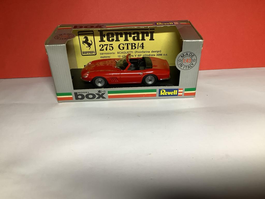 Revell Model Box Ferrari 275 GTB/4 Schaal 1/43, Ophalen of Verzenden, Nieuw, Auto, Overige merken