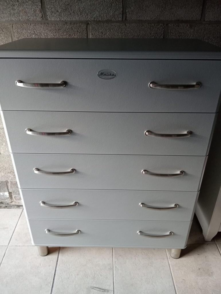 Ladekast malibu, Ophalen, 50 tot 100 cm, Zo goed als nieuw, 3 of 4 laden