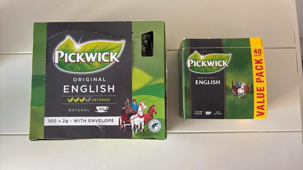 Pickwick theezakjes 140 stuks, Ophalen of Verzenden