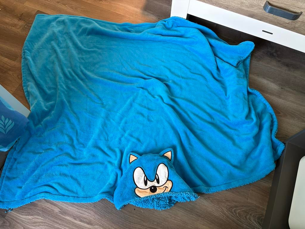Gratis Sonic deken, Ophalen, Gebruikt, Blauw, Overige typen