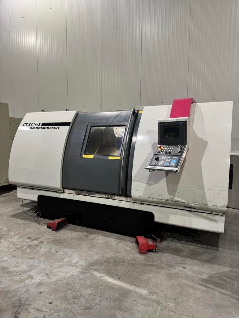 CNC Gildemeister CTX600E Draaibank / heidenhain pilot 3190, Ophalen, Zo goed als nieuw, Metaaldraaibank