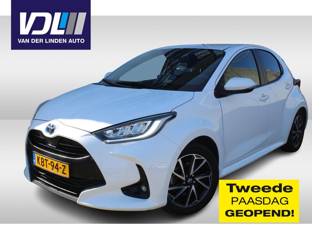 Toyota Yaris 1.5 Hybrid 115 First Edition Stoelverwarming l, Gebruikt, Euro 6, 450 kg, Wit