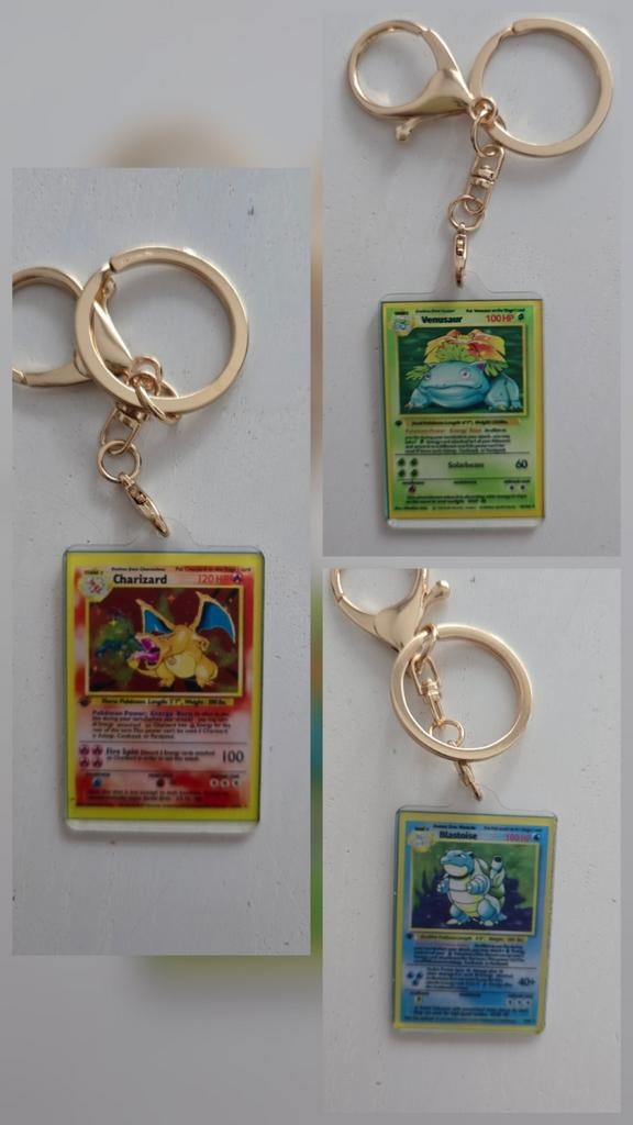 pokemon sleutelhangers 3stuks, Ophalen of Verzenden
