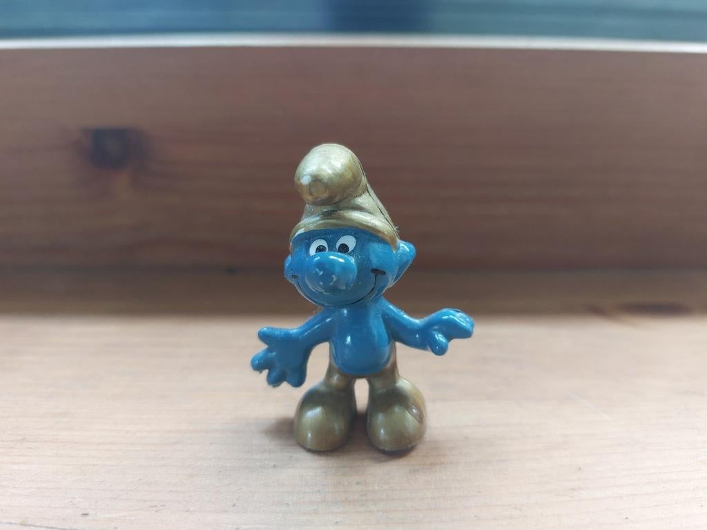 Gouden smurf 20005 De Smurfen, Verzamelen, Smurfen, Ophalen of Verzenden