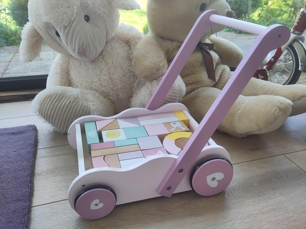 Little Dutch loopwagen blokkenkar, Kinderen en Baby's, Ophalen