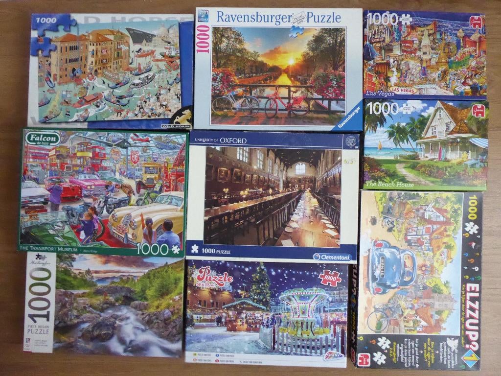 Puzzels, Hobby en Vrije tijd, Denksport en Puzzels, Ophalen, 500 t/m 1500 stukjes, Zo goed als nieuw, Legpuzzel