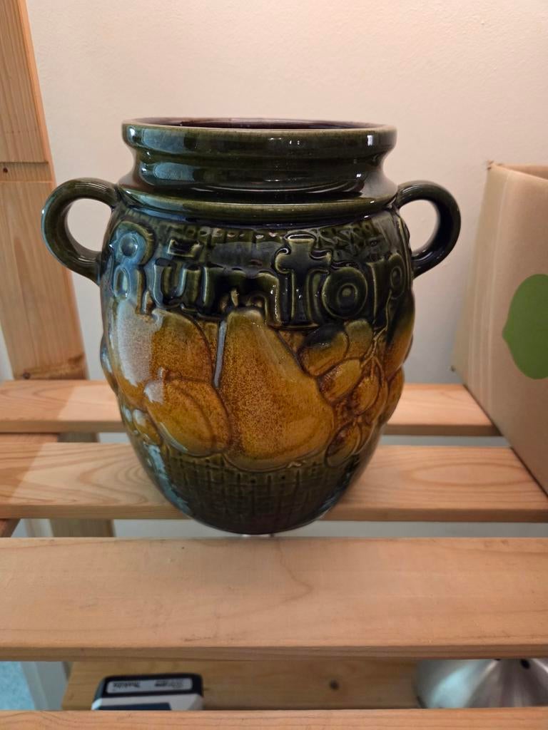 Vintage retro Scheurich Keramik 820-28 Rumtopf west germany, Ophalen