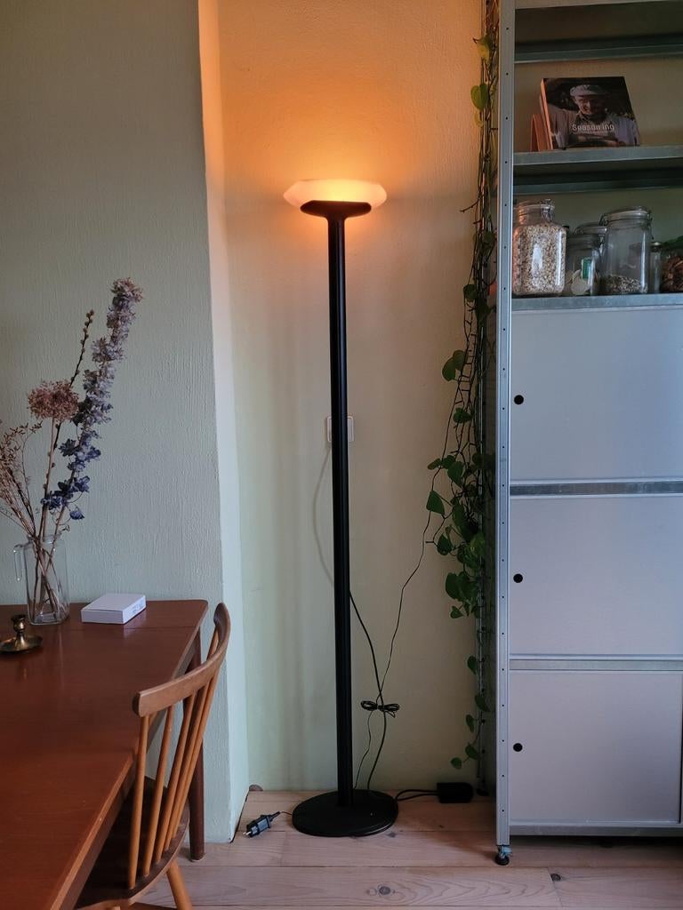 Artemide Tebe vloerlamp, Italiaans design, Huis en Inrichting, Lampen | Vloerlampen, Gebruikt, Ophalen of Verzenden, Glas, Italiaans design, Modern, Minimalistisch