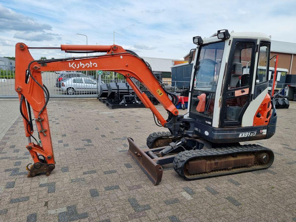 Kubota KX91-3 minikraan, Graaflaadcombinatie