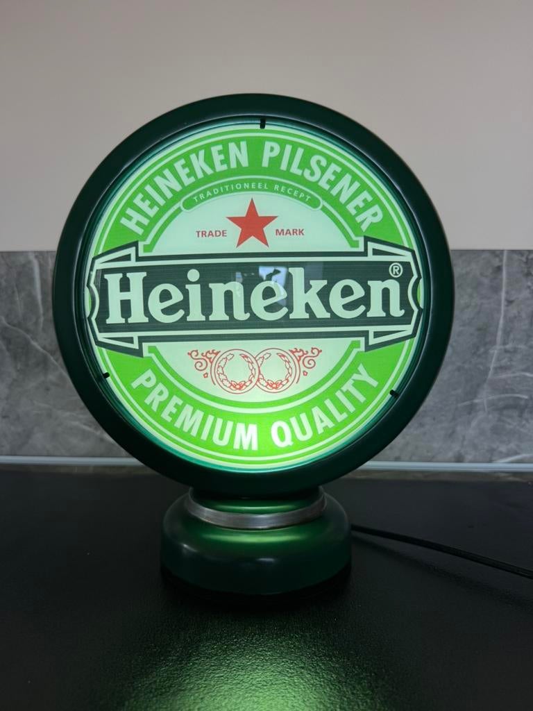 Heineken lamp, Verzamelen, Biermerken, Ophalen of Verzenden, Nieuw, Reclamebord, Plaat of Schild, Heineken