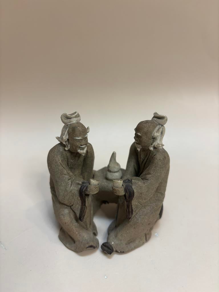 Mudman klei beeldje bonsai, Ophalen of Verzenden, Zo goed als nieuw, Mens