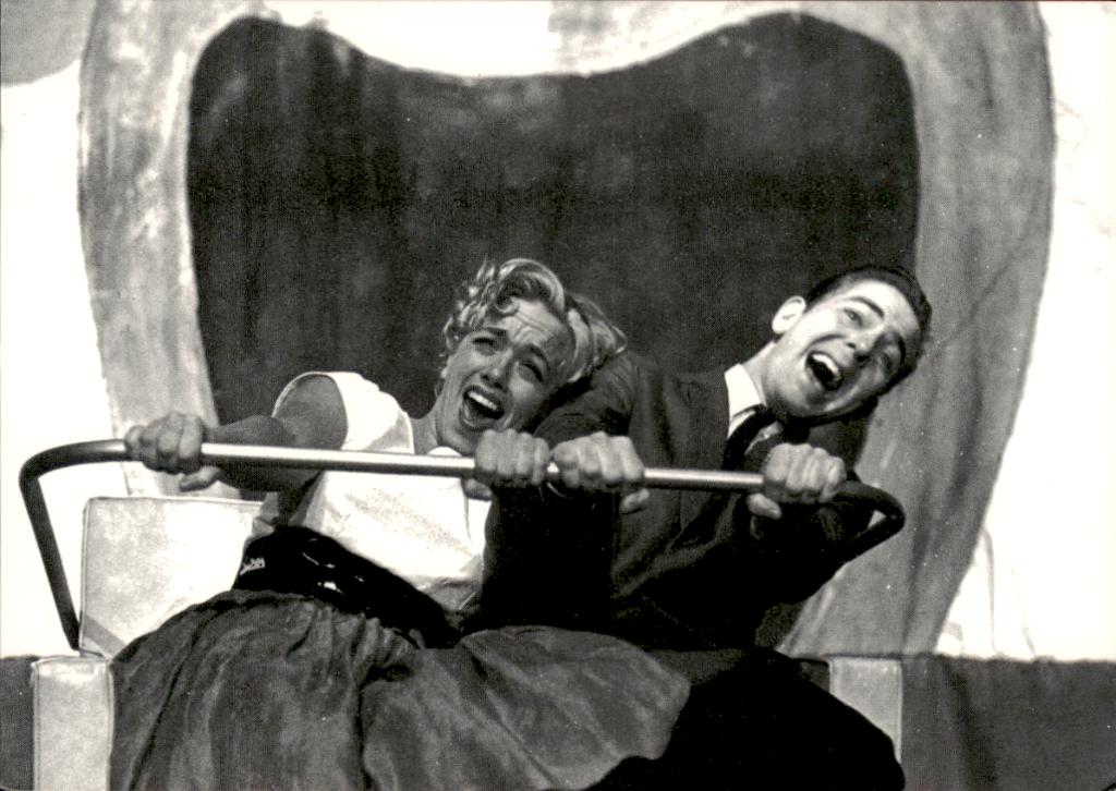 koppel in kermis attractie, Verzenden, 1980 tot heden, Ongelopen, Overige thema's