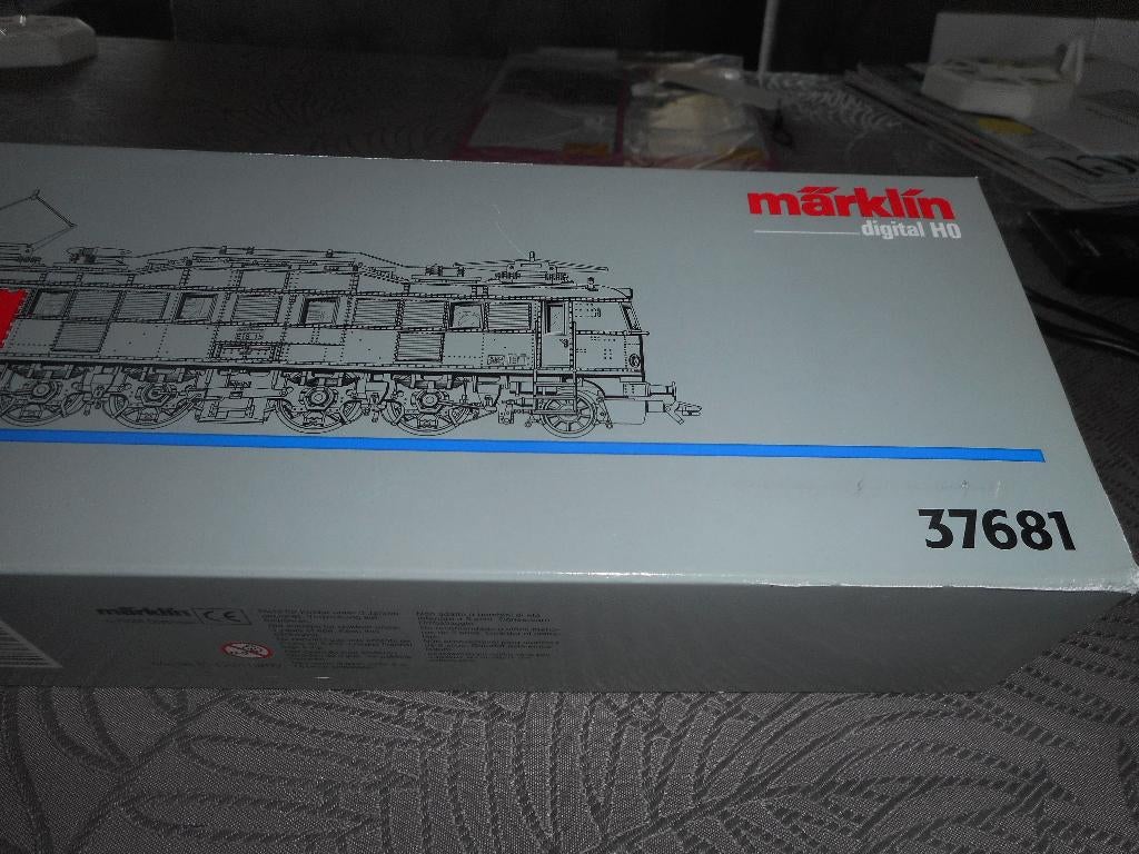 MARKLIN 37681 E-LOK BR E-18 DRG, Wisselstroom, Locomotief, Nieuw, Ophalen of Verzenden