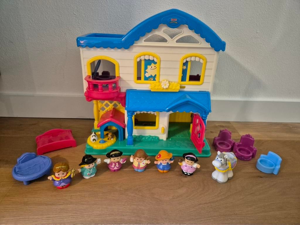 Speelhuis / poppenhuis Fisher Price, Ophalen of Verzenden, Gebruikt, Speelset