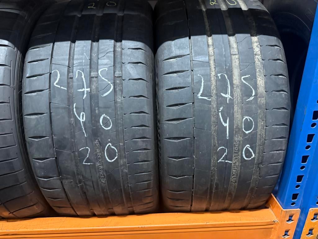 2x 275 40 20 Continental Sportcontact 7 4,5MM DOT2023