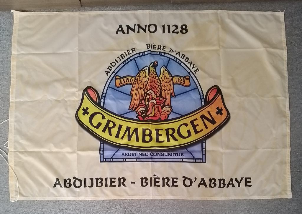 Grimbergen vlag 90x140cm, Ophalen of Verzenden, Zo goed als nieuw, Overige typen, Overige merken
