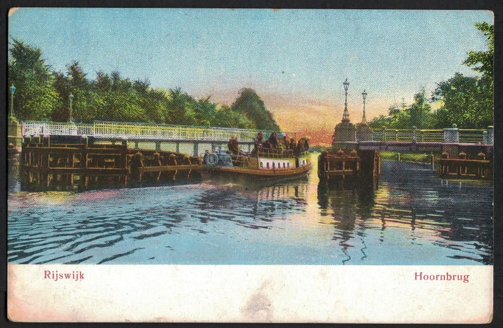 Rijswijk, Hoornbrug. 1904., Ophalen of Verzenden, Voor 1920, Gelopen, Zuid-Holland