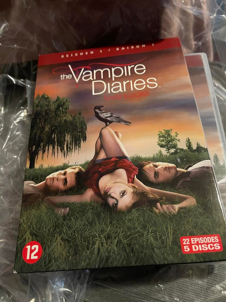The Vampire Diaries Seizoen 1 DVD, Gebruikt, Boxset, Drama, Ophalen of Verzenden