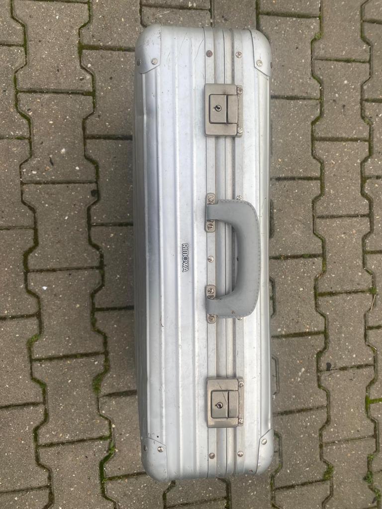 Rimowa Aluminium Handbagage Koffer - Stevig & Gebruikt, Gebruikt, 50 tot 60 cm, Slot, Ophalen of Verzenden