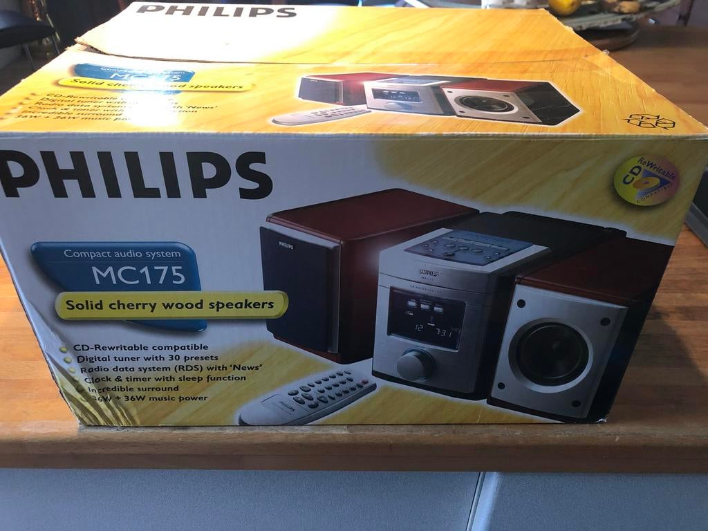 Philips MC175 Compact Audio Systeem met CD en Radio, Ophalen, Philips, Zo goed als nieuw, Microset