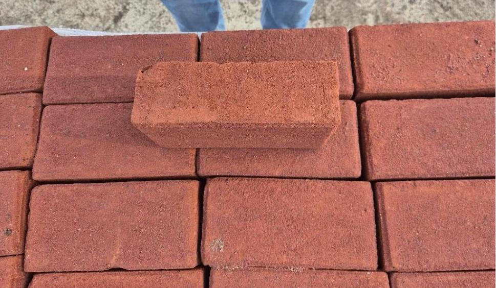 gebakken klinkers KF rood, Tuin en Terras, Ophalen, Keramiek, Klinkers, Nieuw