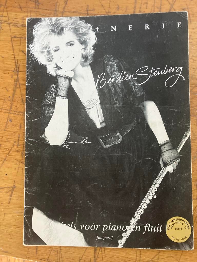 Berdien Stenberg - Liedjes voor piano en fluit, Muziek en Instrumenten, Gebruikt, Ophalen of Verzenden, Artiest of Componist, Piano