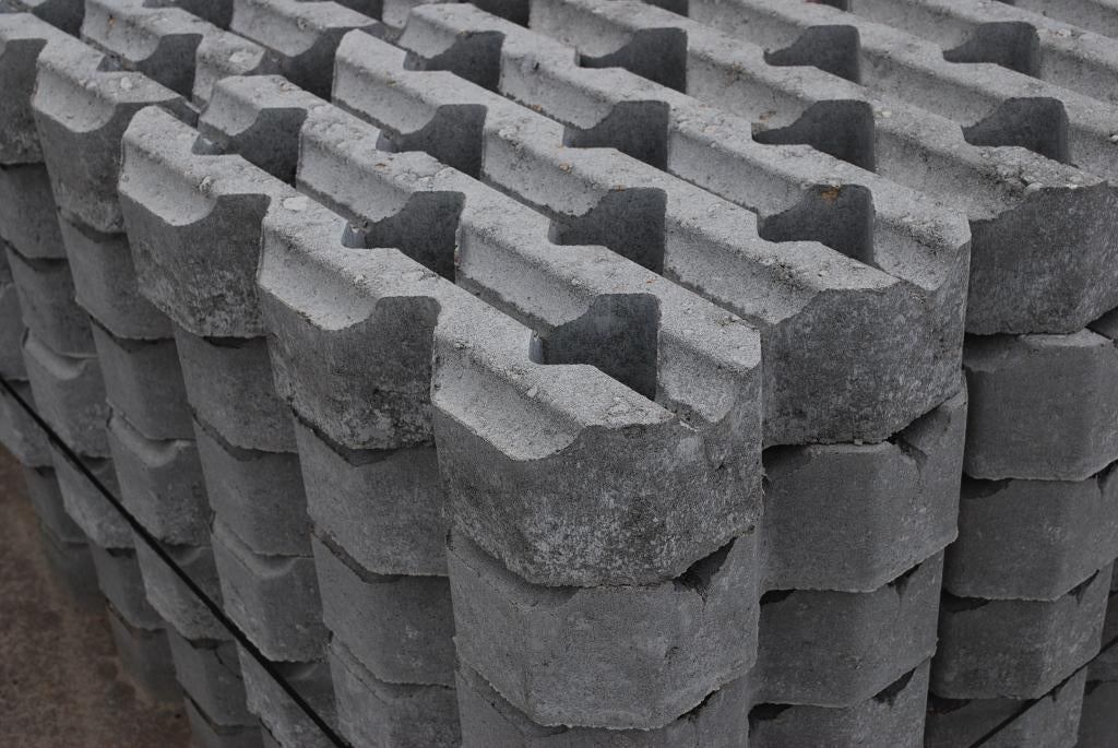 Grasbeton 40x60cm - Grasbetontegels/Grasbeton, Div. diktes, Ophalen of Verzenden, Nieuw, Beton, Overige typen