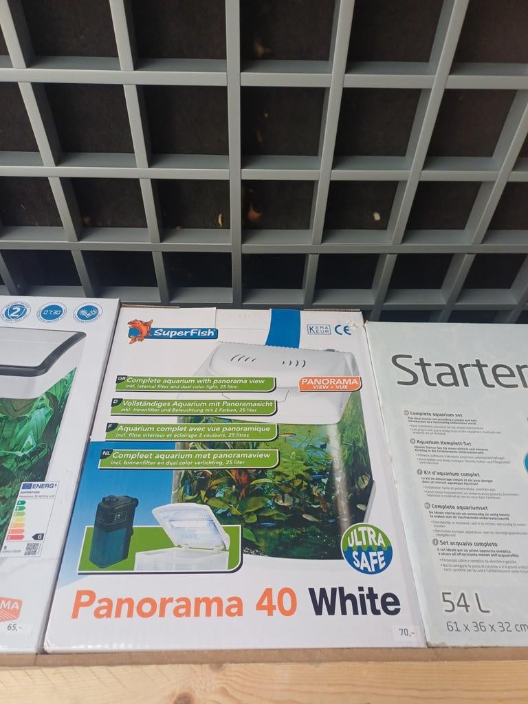 Superfish panorama 40 white, Ophalen of Verzenden, Nieuw, Leeg aquarium