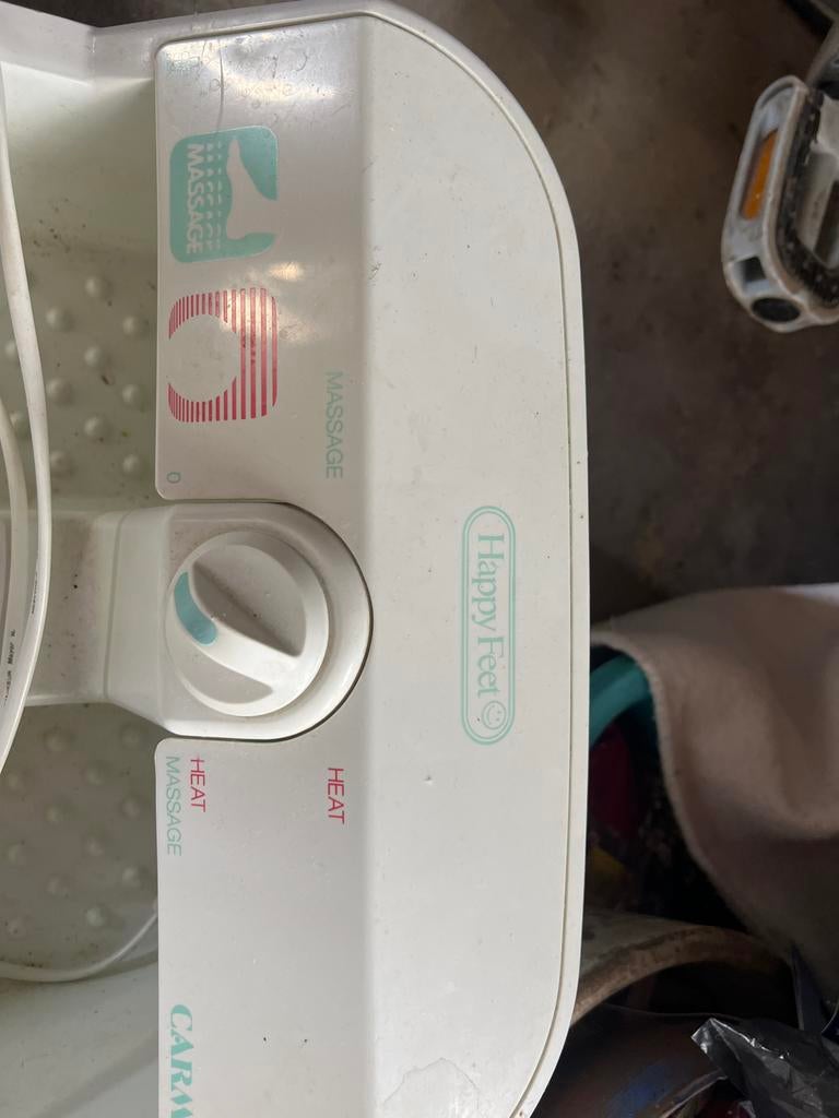 Happy Feet Voetenbad met Massage en Warmtefunctie, Ophalen of Verzenden, Gebruikt, Apparaat