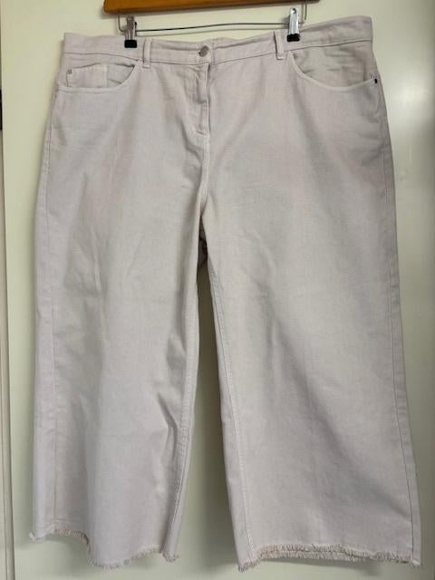 Marina Rinaldi beige jeans 44/46 - 48/50, Ophalen of Verzenden, Nieuw, Beige, Broek of Spijkerbroek