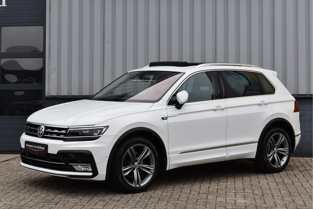 Volkswagen Tiguan 1.4 TSI 4-Motion R-Line Pano 360 Camera Tr, Auto's, Automaat, Gebruikt, Euro 6, 4 cilinders