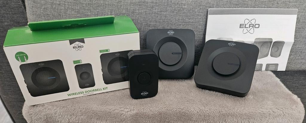 Elro Wireless doorbell kit, Ophalen of Verzenden, Zo goed als nieuw, Draadloos