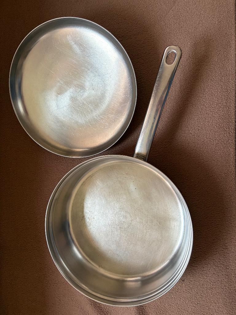 BK hapjespan van RVS, Gebruikt, Keramische plaat, Ophalen of Verzenden, Rvs