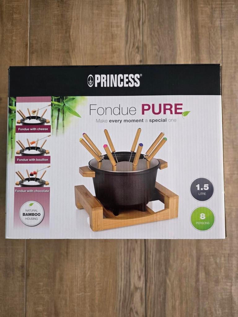Princess Fondueset, Witgoed en Apparatuur, Gourmetstellen, Ophalen, Nieuw, 4 t/m 7 personen