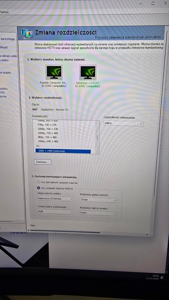 Samsung Odyssey G7 27 inch, 1440p, 240hz, G-SYNC, Computers en Software, Monitoren, Gaming, Curved, VA, Zo goed als nieuw