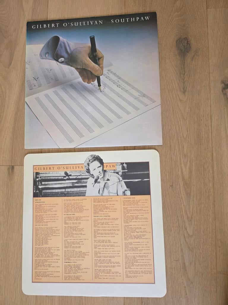 Gilbert O'Sullivan - Southpaw LP (VG+), Cd's en Dvd's, Vinyl | Pop, Ophalen, 1980 - 1989, Gebruikt, 12 inch