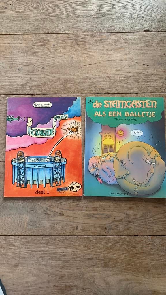 Fc knudde eerste druk stamgasten stripboeken, Meerdere stripboeken, Ophalen of Verzenden, Zo goed als nieuw