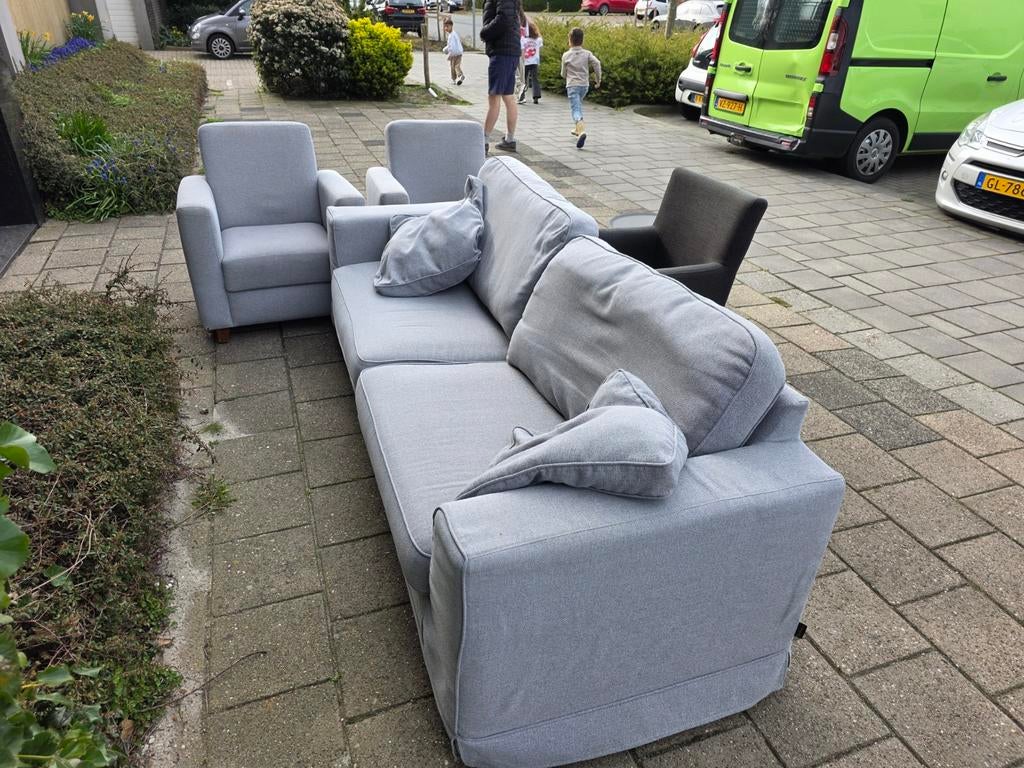 Bank, 3 stoelen, Ophalen