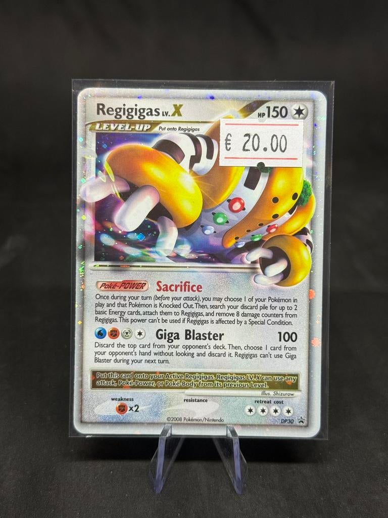 Regigigas lv.x dp 30 nm/exc, Ophalen of Verzenden, Zo goed als nieuw