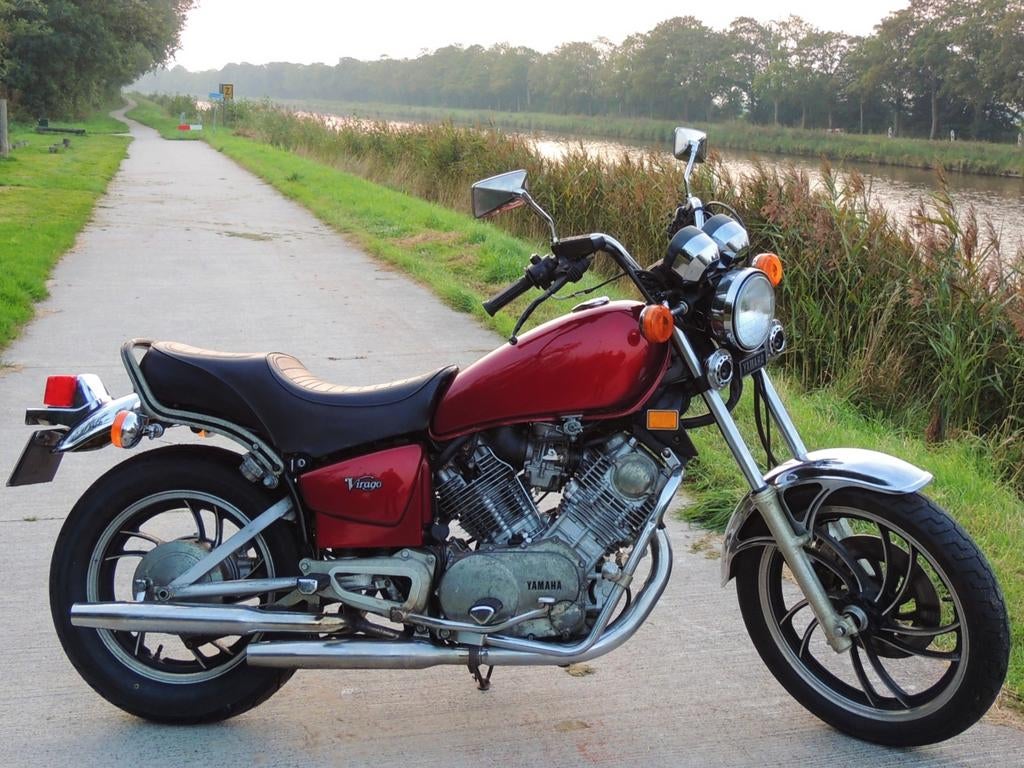 Yamaha Virago XV750 uit 1982 – Belastingvrij – lage km-stand, Ophalen, Gebruikt