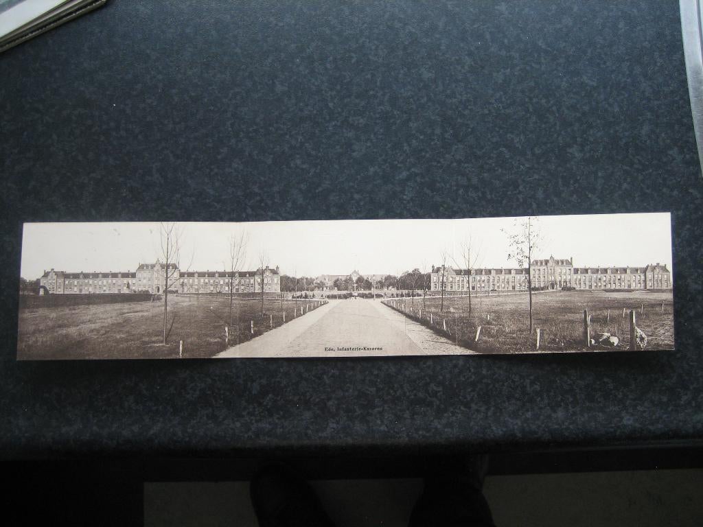 EDE Infanterie kazerne D panorama in 3 kaarten aaneen 1932, Ophalen of Verzenden, 1920 tot 1940, Gelderland