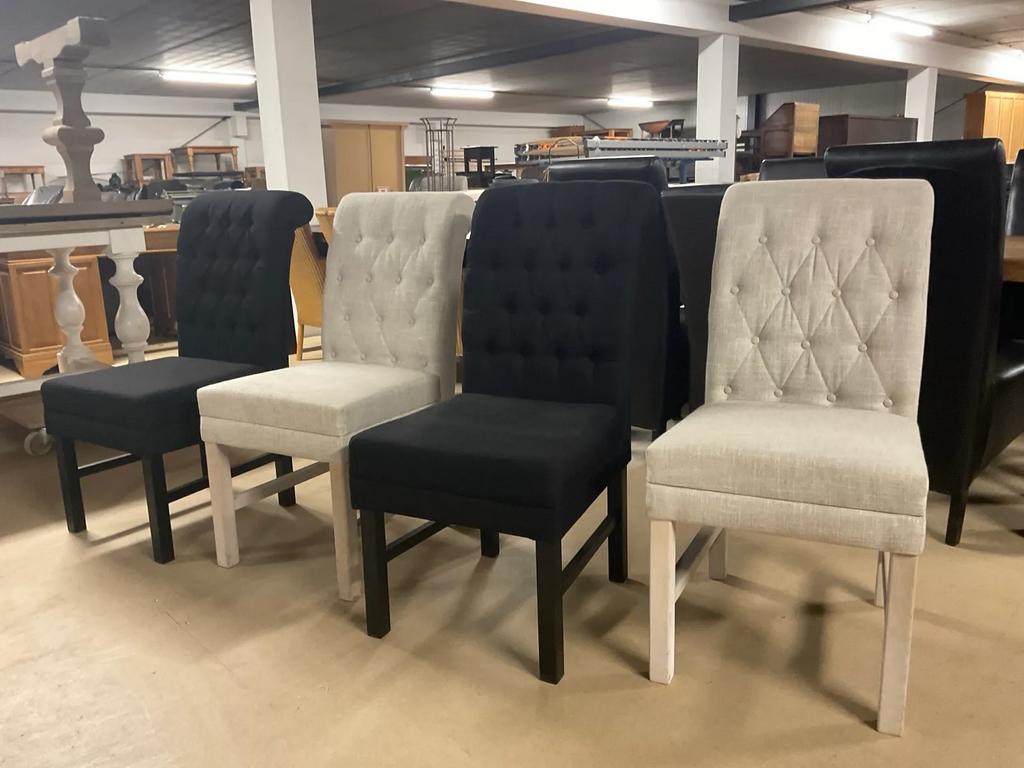 Eettafel stoelen / Showroommodellen, Ophalen, Zo goed als nieuw, Bruin, Vijf, Zes of meer stoelen