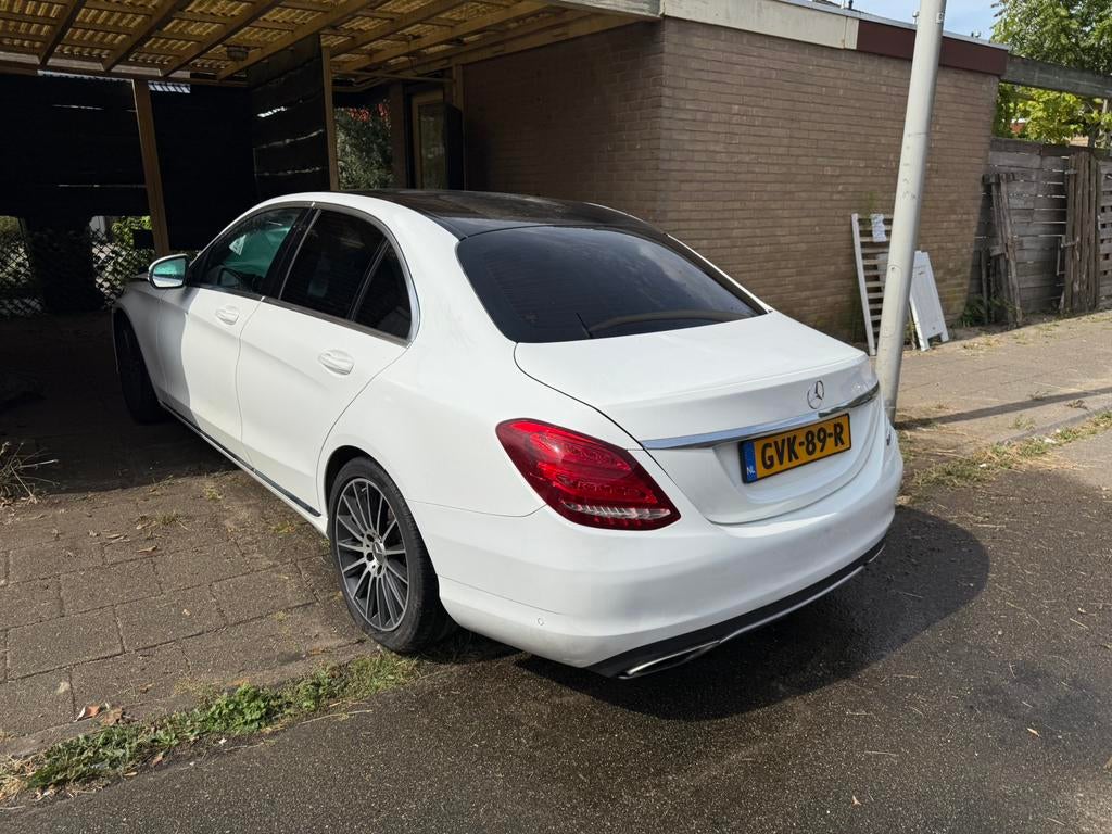 Mercedes-Benz C-Klasse C300 9G-TRONIC Wit, Auto diversen, Schadeauto's, Wit, Mercedes-Benz, Sedan, Benzine