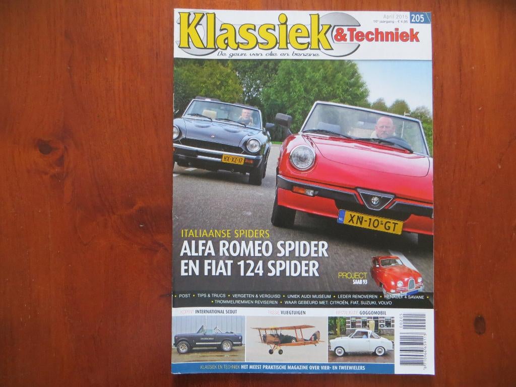 Klassiek & Techniek 205 Alfa Romeo Spider 2.0 QV, R4 Savane, Ophalen of Verzenden, Nieuw, Alfa Romeo