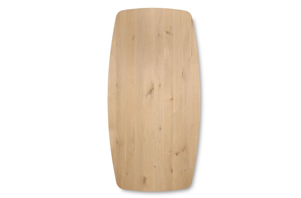 Eiken deens ovaal 160-240cm deens ovale massief eiken bladen, 100 tot 150 cm, Verzenden, Vijf personen of meer, Ovaal