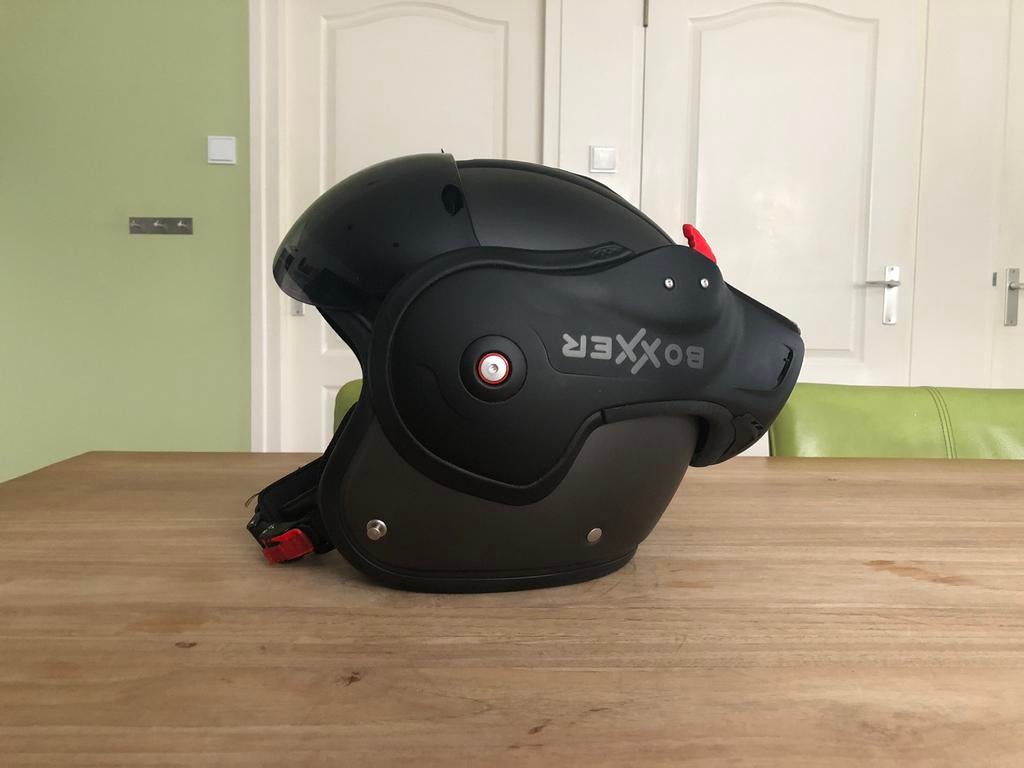 Roof Boxxer - M - Smoke, Motoren, Kleding | Motorhelmen, Overige merken, M, Systeemhelm, Ophalen of Verzenden